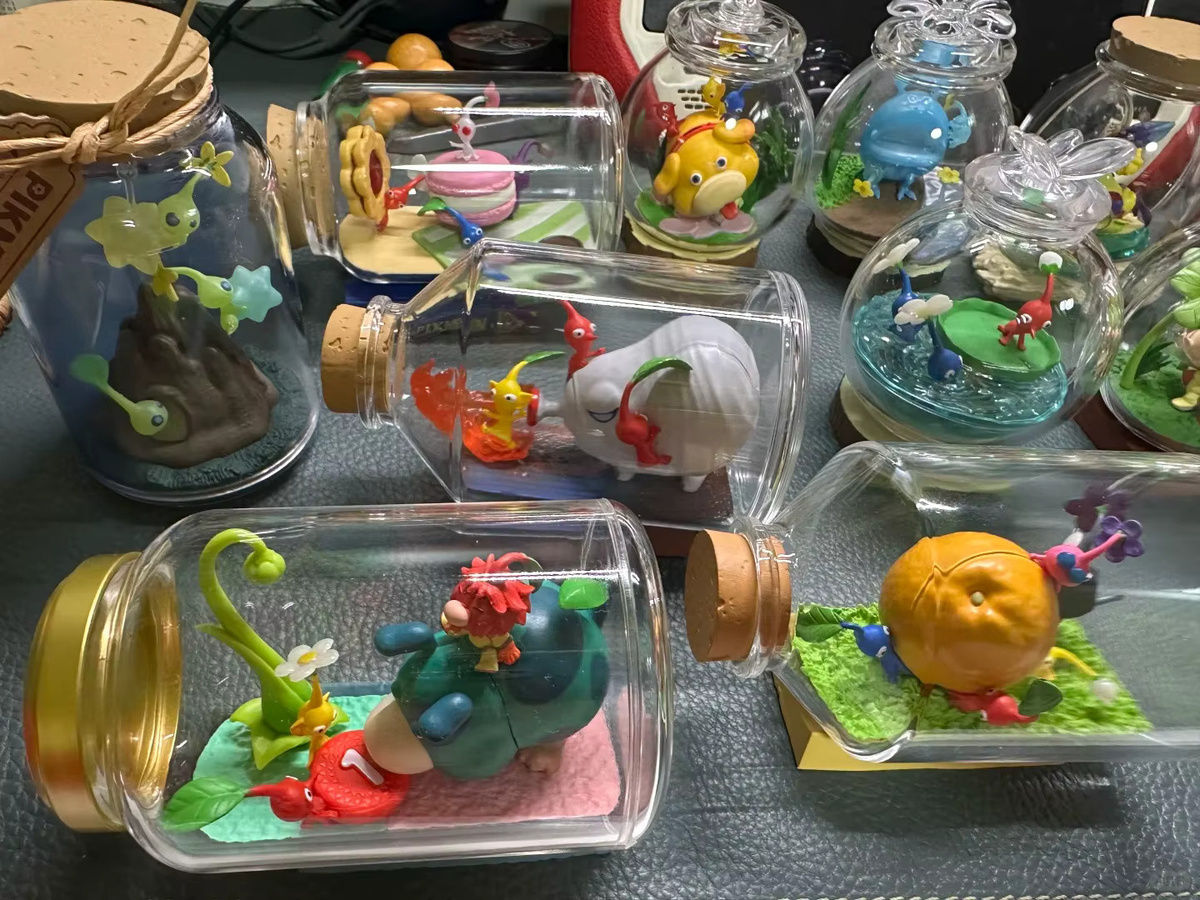 Re-Ment Pikmin Terrarium Collection 1, Blindbox, Miniaturszene, Süßigkeiten-Spielzeug - Bild 3