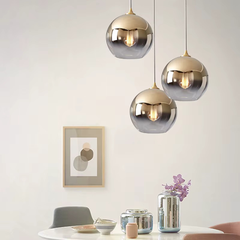 Lava Corki Pendelleuchte im Nordic Design mit transparentem Glaskugel-Schirm und E27 Fassung, Farbe Transparent - Bild 2