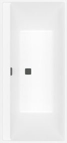 Villeroy & Boch Rechteck-Badewanne Collaro Duo aus Mineralguss in Stone White, B/T: 160 x 75 cm - Bild 1
