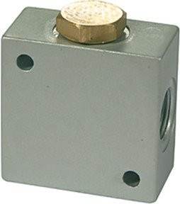 Riegler T-Verteiler aus Aluminium in Silber, G 1/2, SW 30 - Bild 1