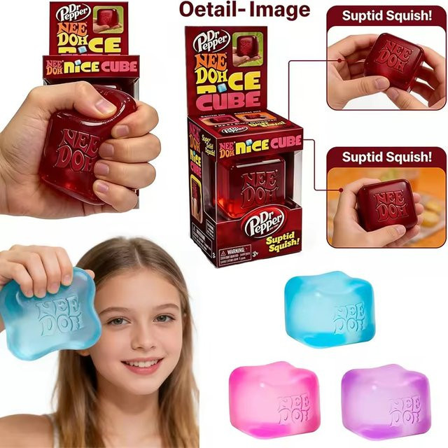 Schylling Nice Cube Fidget Squeeze Squishy, Spielzeug - Bild 1