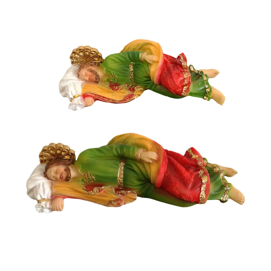 Religiöse Skulptur Kesoto Joseph Statue als dekoratives Kunstwerk für Tisch, Regal oder Büro - Bild 2