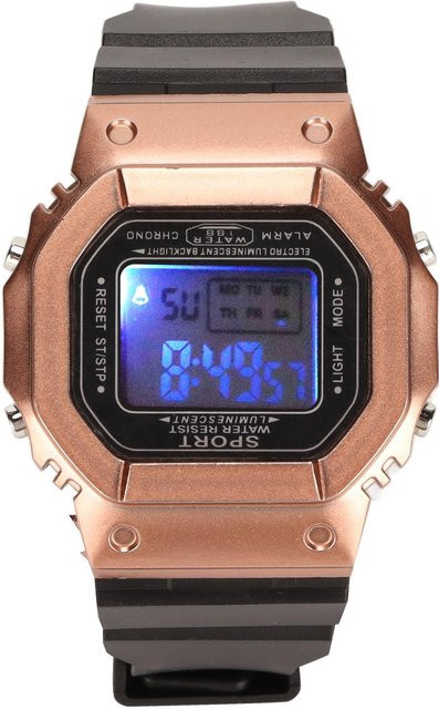 Neoglint Digitaluhr, Kunststoff, Schwarz, Wasserdicht, Unisex - Bild 1