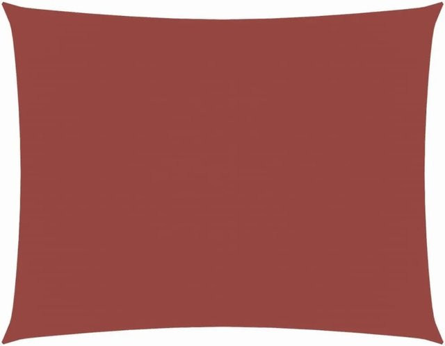 Furnicato Sonnensegel aus PU-beschichtetem Oxford-Gewebe, Rechteckig, Terrakotta Rot, Breite: 400 cm, Tiefe: 250 cm - Bild 1