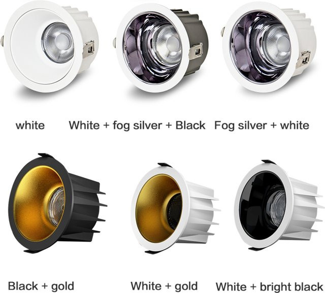 JOYINLED 15W LED-Einbauleuchte in Weiß, 4000K Warmweiß, wasserdichte und blendfreie Boden-Einbauleuchte für Flure und Hotels - Bild 1