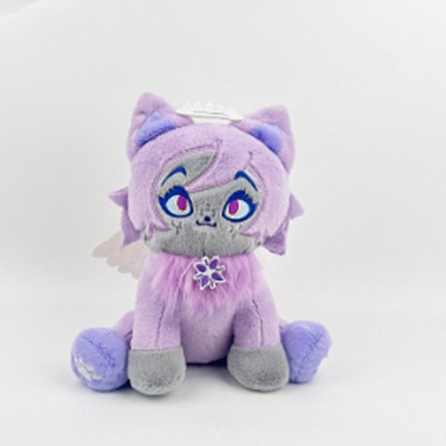 Anime Miau Katze Plüschtier, Puppe, ab 3 Jahren, Lila - Bild 1