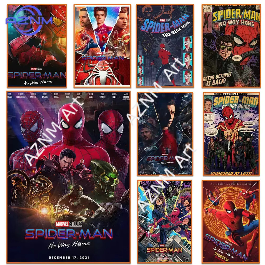 KAYOU Spiderman No Way Home Filmplakat als Leinwandgemälde in Mehrfarbig für deine Wanddekoration - Bild 2