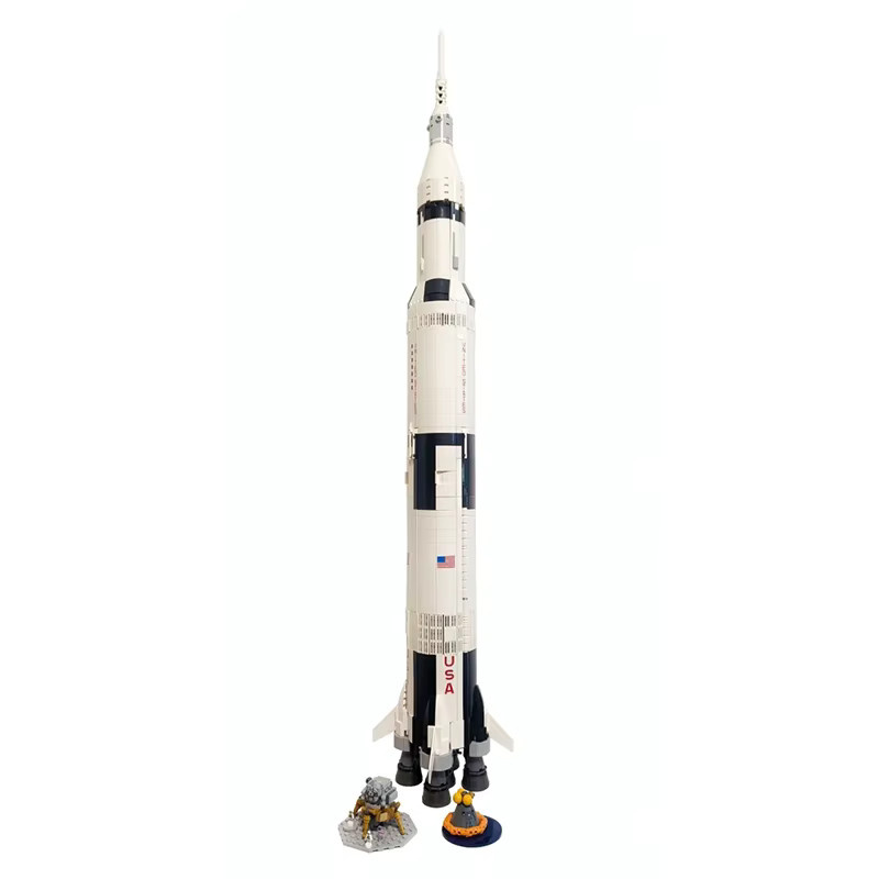 LIEI Apollo Saturn 5 Modellbausatz, Weltraum, 1969 Teile - Bild 5