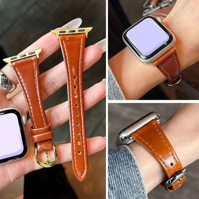 jansin Uhrenarmband Leder, Damen - Bild 1