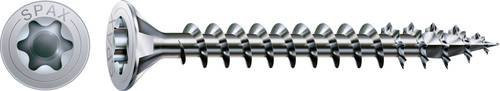 Spax Holzschraube mit Torx-Antrieb aus verzinktem Stahl, Farbe Silber, Durchmesser: 4,5 mm, Länge: 60 mm, 100 Stück - Bild 1