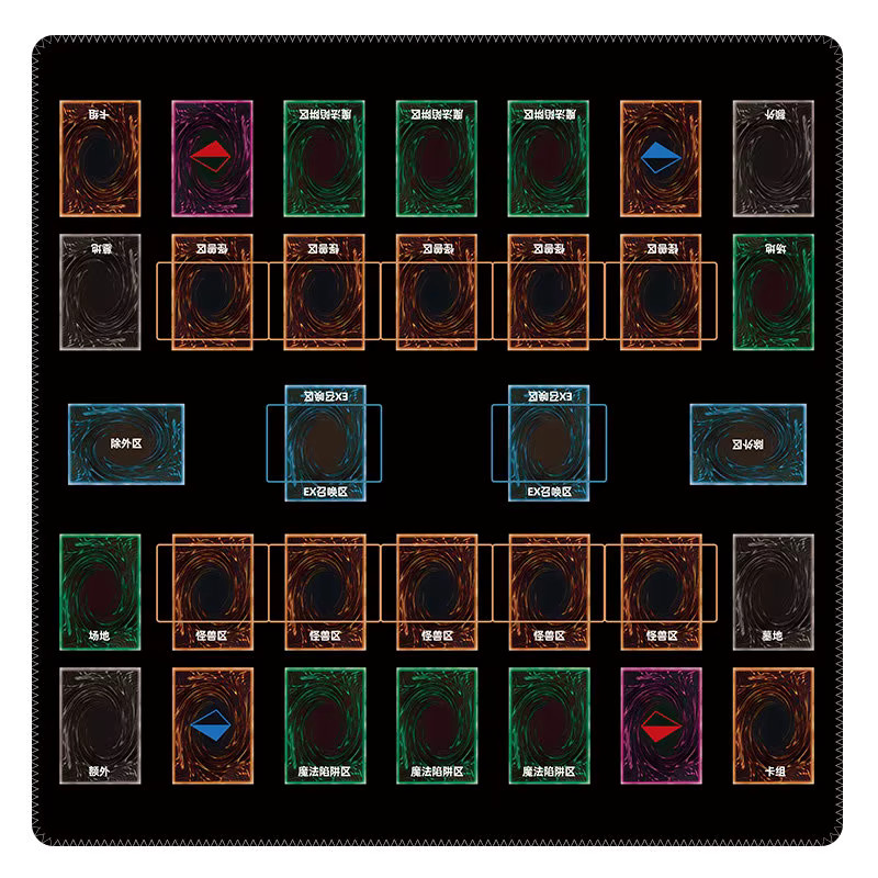 Bandai Yu-Gi-Oh!, Duell-Matte, Gummi, Bunt / Mehrfarbig - Bild 2