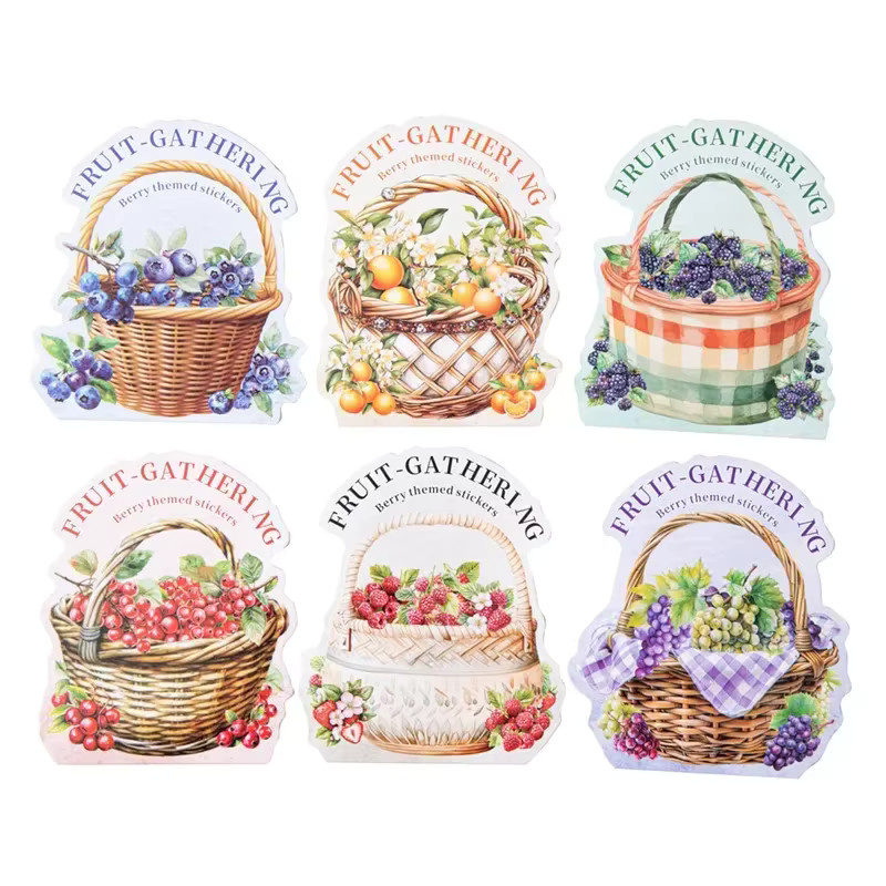 Create Your Orchard Sticker Pack mit 6 Beeren-Designs in Multicolour für Scrapbook und Journal - Bild 2
