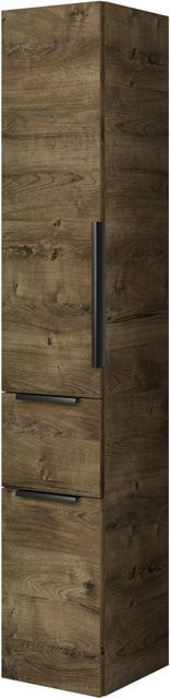 Pelipal Hochschrank Quantum 07 Eiche Ribbeck Quer, Farbe Braun, B: 30 cm, H: 168 cm, T: 33 cm - Bild 1