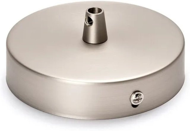 Orion Lightstyle Deckenbaldachin aus Metall in Silber Durchmesser: 100 mm - Bild 1