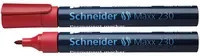 Schneider Permanentmarker Maxx 230 mit Bullet-Spitze in Rot, Blau oder Schwarz - Bild 1