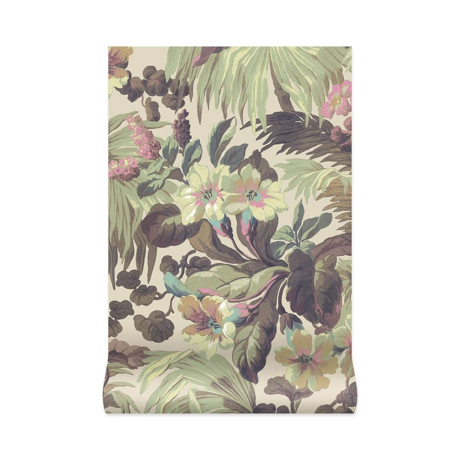 House of Hackney Tapete Limerence Papyrus Wandbild Floral Botanical in Lila und Mehrfarbig - Bild 1