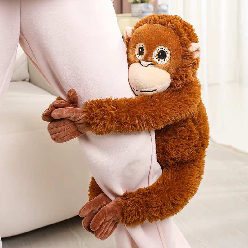 GDzaccly Gorilla-Plüschtier, Schimpansen, Stoffpuppe, Braun - Bild 2