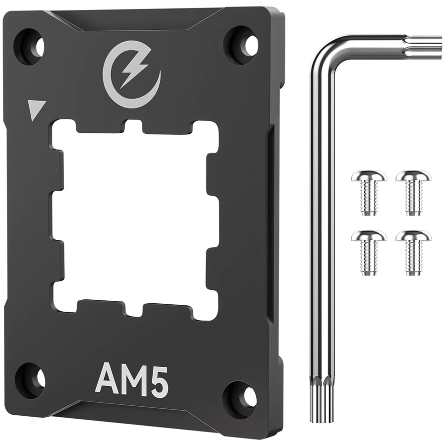 Power Train AM5 LGA1700 CPU Halterung aus Aluminiumlegierung in Schwarz zur Vermeidung von CPU-Verbiegung für deinen PC - Bild 2