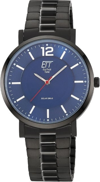 ETT Eco Tech Time Herrenuhr, Solar, Edelstahl, 40 mm, Blau, 5 ATM - Bild 1
