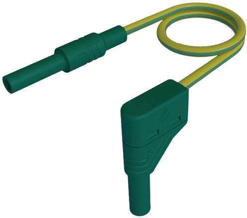 Hirschmann Test & Measurement MAL S WG-B 100/2,5 Sicherheits-Messleitung mit 4mm Sicherheits-Steckern in Grün - Bild 1
