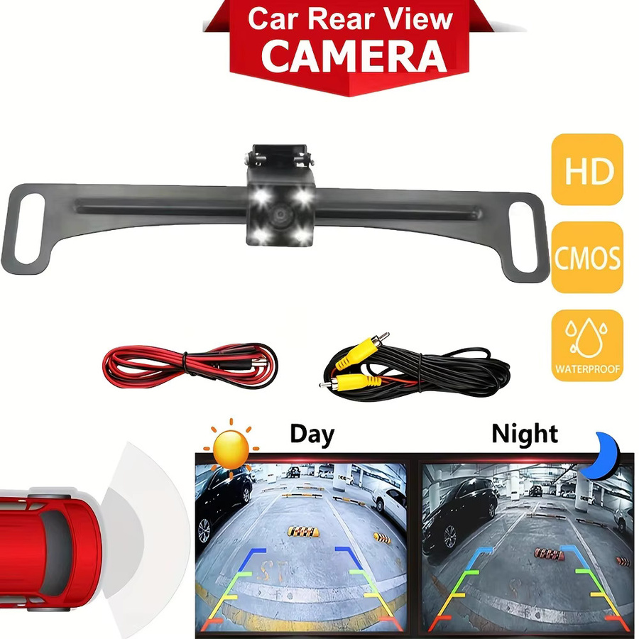 QueenDer Rückfahrkamera mit HD-Nachtsicht und wasserdichtem CMOS in Schwarz - Bild 6
