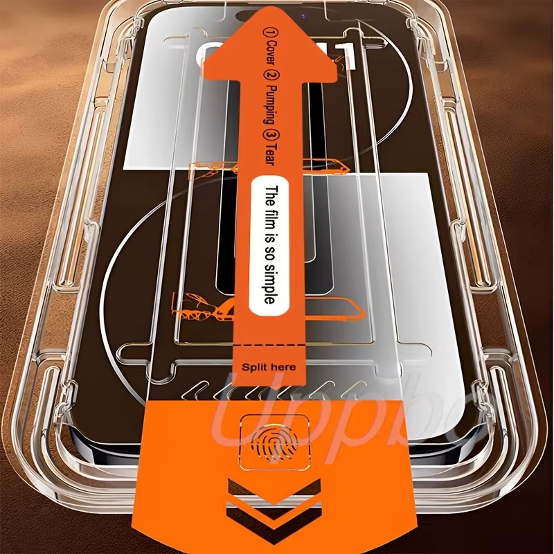 5er Set Bolomboy Privatsphäre Displayschutz aus gehärtetem Glas für iPhone 17 16 15 14 13 12 11 Pro Max Plus Mini XS XR 6 7 8 in Transparent - Bild 2