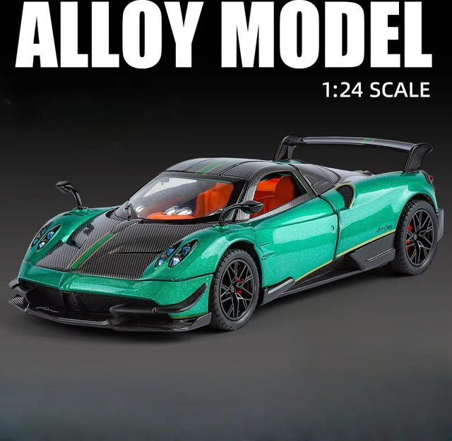 JJRC TOP Pagani Huayra BC Modellauto, 1:24, grün, mit Licht und Sound - Bild 1