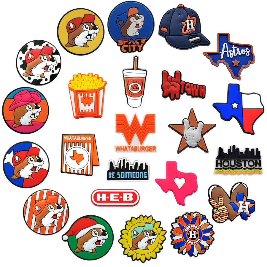 26 Stück Texas French Fries Schuh-Charms, Kinder - Bild 3