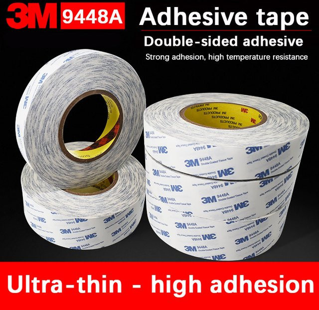 3M 9448A Doppelseitiges Klebeband ultra-dünn und hochtemperaturbeständig - Bild 1