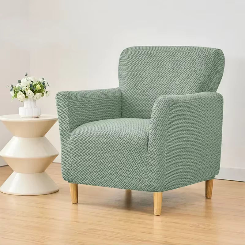 WANERQU Jacquard-Clubsesselbezug elastisch und rutschfest für Einzelsessel und Sofas - Bild 5