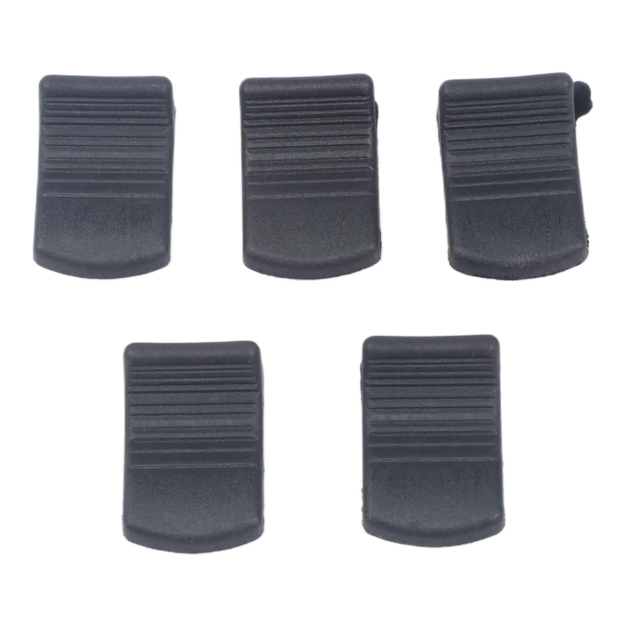 Vibratite 5er Set Ersatz-Schalterknöpfe aus schwarzem Kunststoff für Winkelschleifer 9556NB und 9553NB - Bild 3