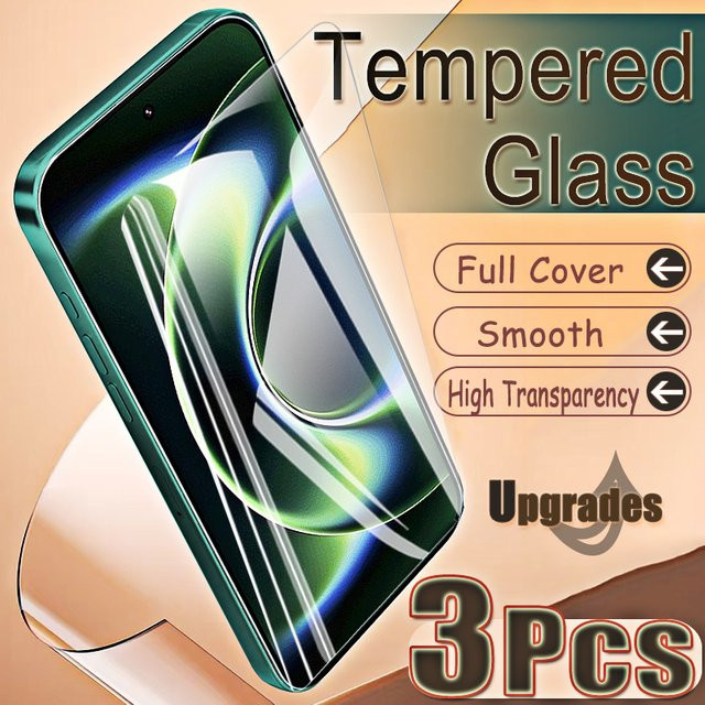 3er-Pack Xiaomi 17 Ultra Schutzglas mit 9H Härtegrad und Fingerabdruck-Entsperrung, transparentes Anti-Explosions-Displayglas zur vollständigen Abdeckung - Bild 1