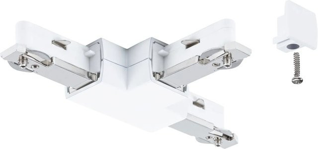Paulmann URail T-Stück Verbinder für Schienensysteme, Signalweiß, B: 10,4 cm, H: 6,2 cm - Bild 1