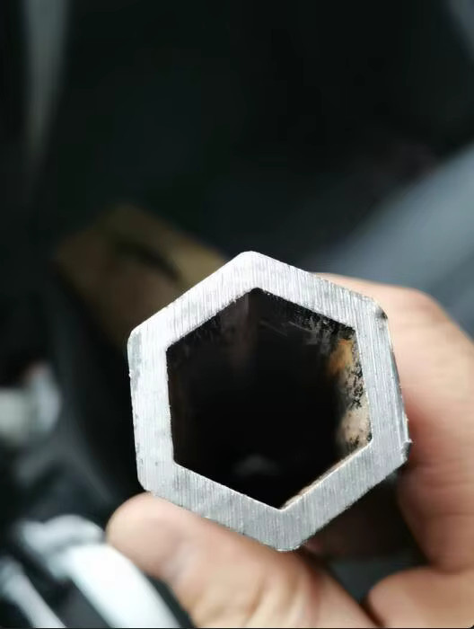HSK Sechskantstahlrohr aus Kohlenstoffstahl, nahtlos, Farbe: Grau, Durchmesser: 32 mm - Bild 2