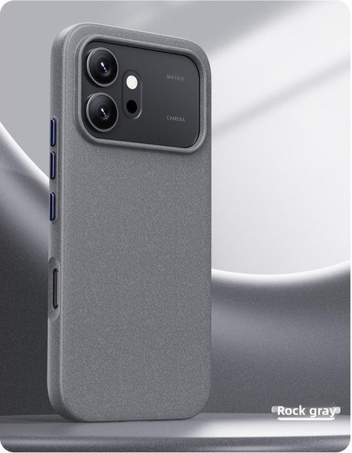 GRASALE MagSafe Handyhülle für Huawei Honor 600 Pro und Honor 600, Schlanke Hart-PC Schutzhülle, Matt, Grau - Bild 1