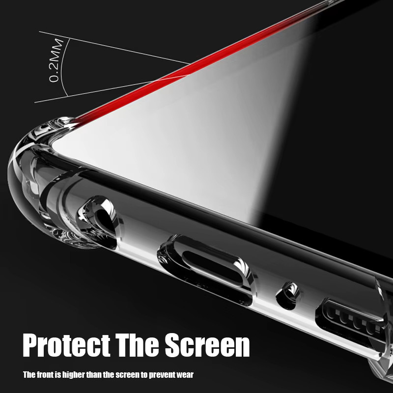Stoßfeste und transparente Silikon Schutzhülle für Samsung Galaxy S20 S21 S22 S23 S8 S9 S10 Note 10 Plus 20 Ultra - Bild 5