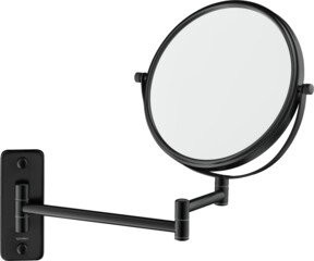 Duravit Kosmetikspiegel D-Code in Schwarz Matt, B/T/H: 20,3 x 31 x 33 cm - Bild 1