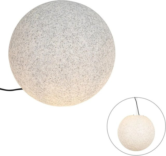 QAZQA Nura Moderne Außenleuchte Grau, IP65 wetterfeste Gartenleuchte, Höhe: 45 cm - Bild 1