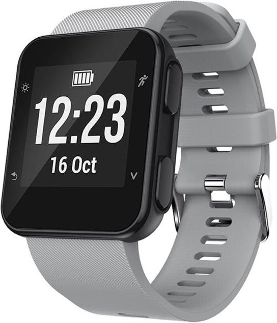 Uhrenarmband Silikon, Garmin Forerunner 35, dunkelgrau, Unisex - Bild 1