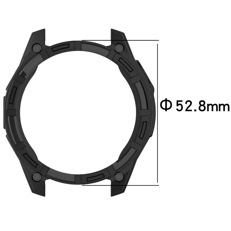 Smartwatch-Zubehör TPU-Gehäuse für Garmin Descent Mk3i 51 mm, Schwarz - Bild 5