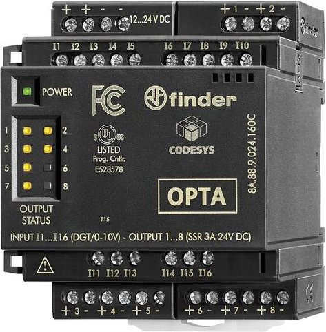 Finder EMR Erweiterungsmodul I/O-Modul 8A.58.9.024.160C Schwarz - Bild 1