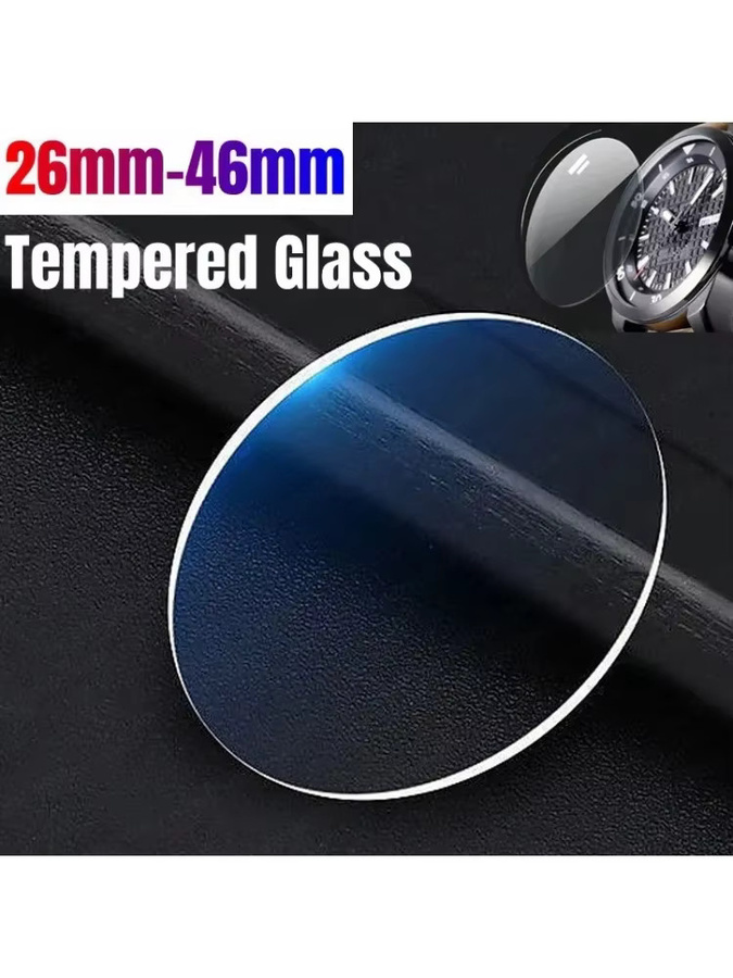 RefitMod Smartwatch-Displayschutz, gehärtetes Glas, 26–46 mm, Unisex - Bild 6
