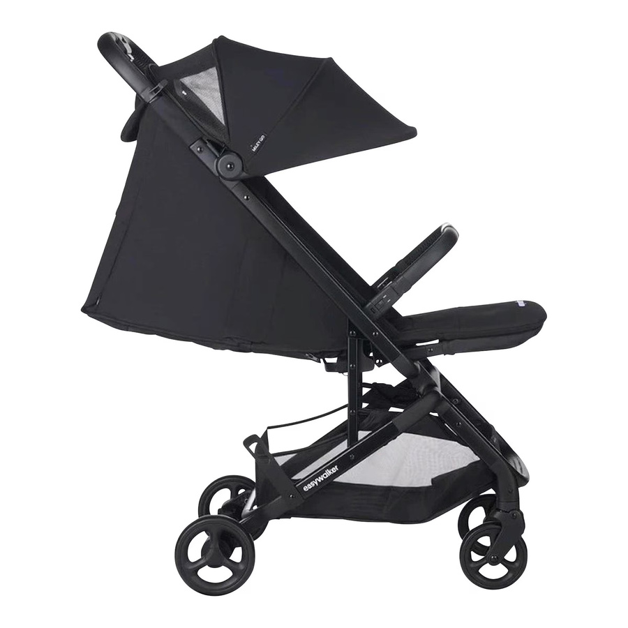 Easywalker Buggy Miley Go Travel Buggy in Schwarz mit Regenverdeck und Schwenkrädern - Bild 2