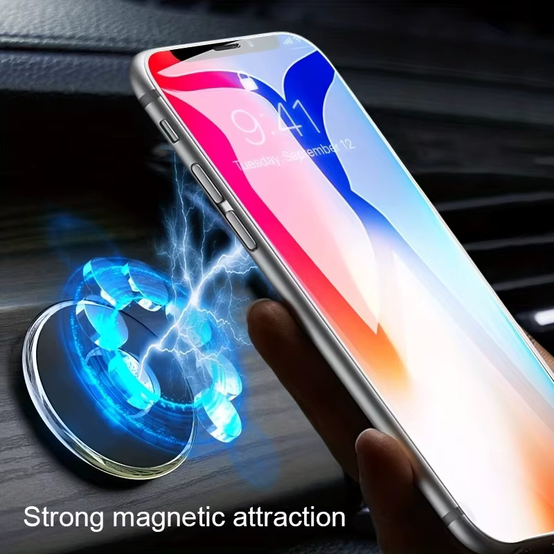 Leistungsstarke magnetische Wandhalterung und Auto-Handyhalterung in Silber - Bild 5