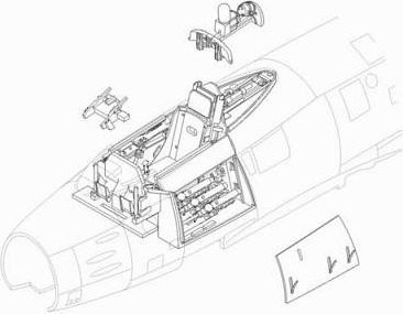 CMK F-86 Sabre, Interior Set - Bild 1