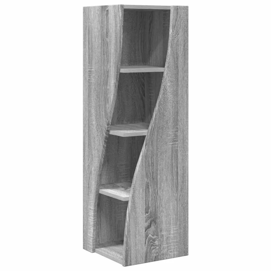 vidaXL Eckschrank in Grau Sonoma aus Holzwerkstoff, B/T/H: 32 x 32 x 102 cm - Bild 2