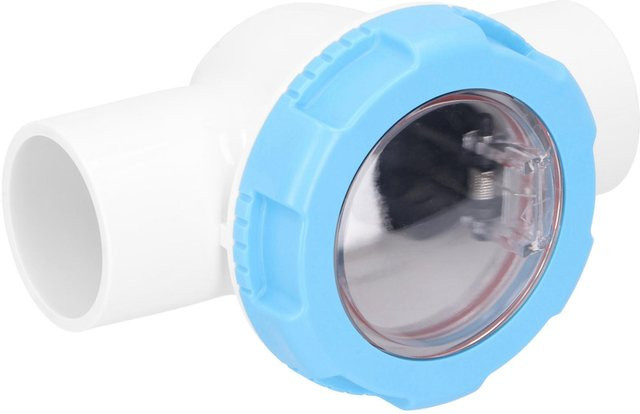 mfySpace Rückschlagventil 2in Sichtbarer Rückflussverhinderer für Schwimmbad Einwegrohr aus ABS und PVC - Bild 1
