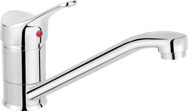 baliv Küchenarmatur KI-5170 Einhebelmischer mit Schwenzauslauf in Chrom/Silber - Bild 1