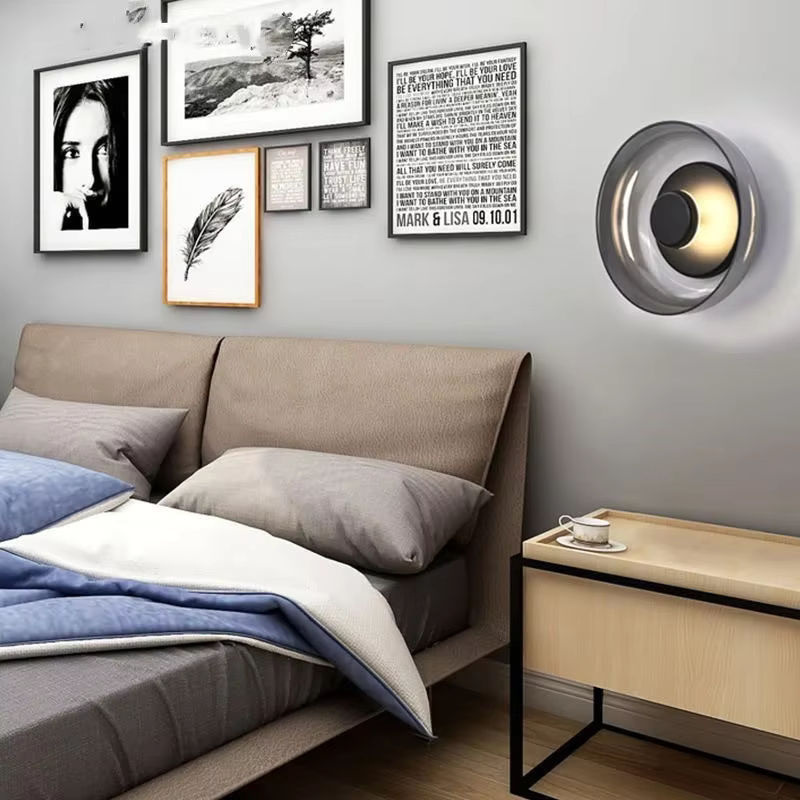 CETANT Nordic LED Wandleuchter aus Glas in Transparent und Gold/Messing mit runden Glaskugeln - Bild 4