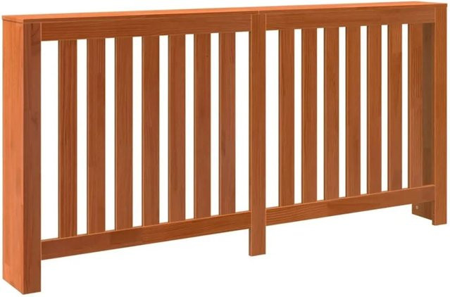 vidaXL Heizkörperverkleidung aus Kiefer Massivholz in Wachsbraun, B/T/H: 169 x 19 x 84 cm - Bild 1